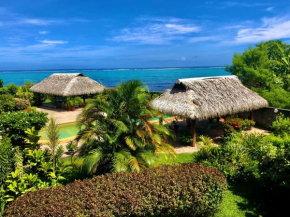 Superbe bord de mer, accès lagon et piscine privée
